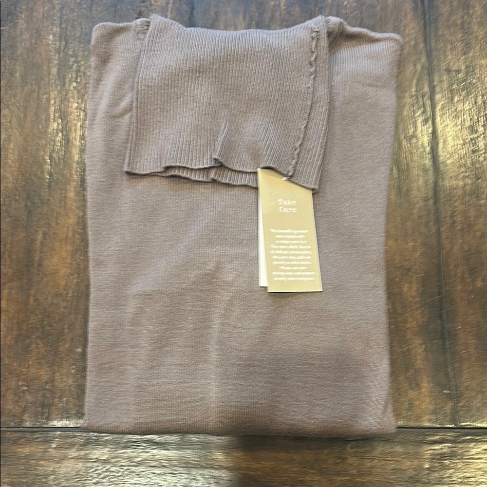 Texas Taupe Basic Turtleneck